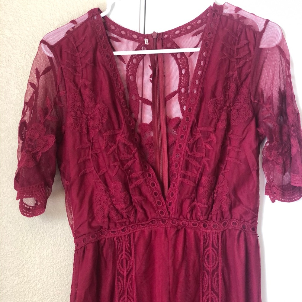 🍂Whimsical Lace Maxi Romper🍂